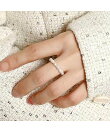 spring mini pearl ring